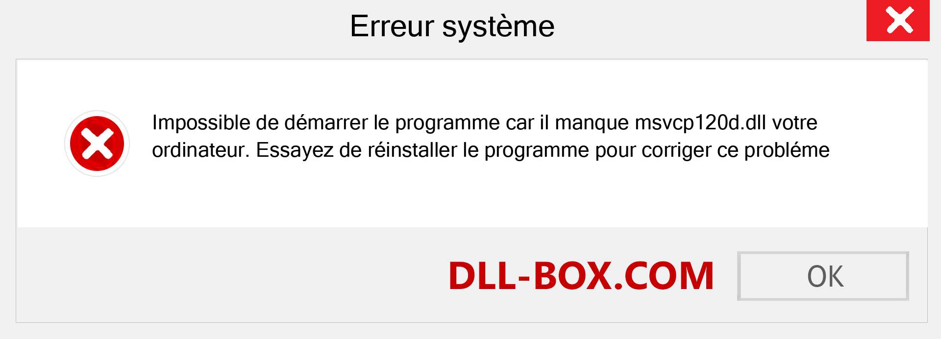 Le fichier msvcp120d.dll est manquant ?. Télécharger pour Windows 7, 8, 10 - Correction de l'erreur manquante msvcp120d dll sur Windows, photos, images